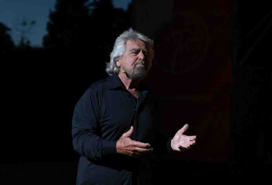 Beppe Grillo (foto Ansa)