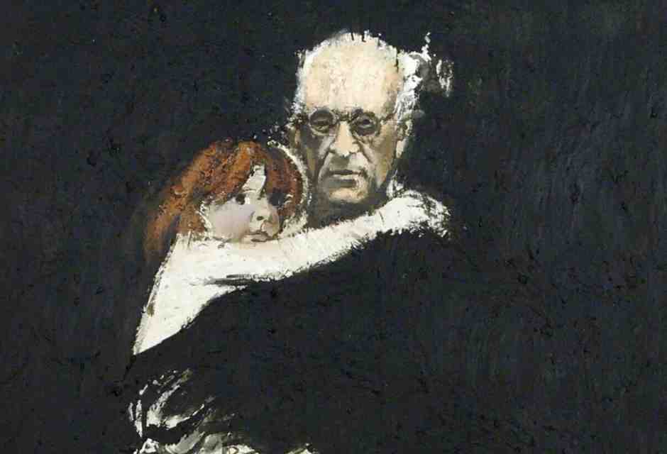Carlo Mattioli, 1982, Autoritratto con Anna, olio su tela, cm 80 x 70