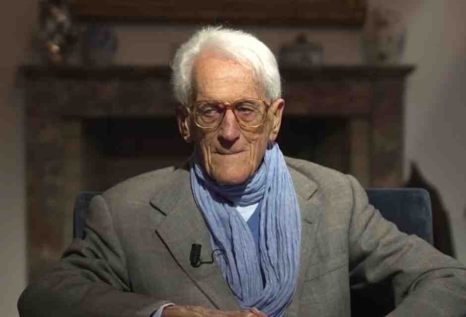 Eugenio Borgna, in dialogo con Umberto Galimberti, in occasione dell'uscita di "Il fiume della vita" (frame video YouTube / Feltrinelli)&nbsp;<br />