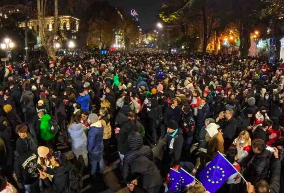 Il governo georgiano sta soffocando con la forza il desiderio d’Europa