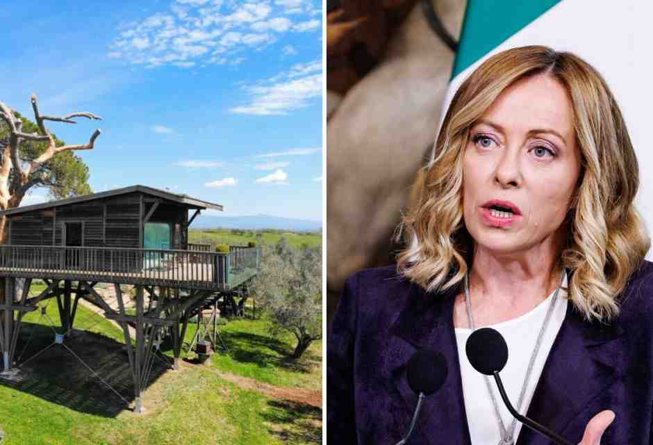 Meloni e la casa sull'albero: relax eco-chic per premier e figlia nel Viterbese