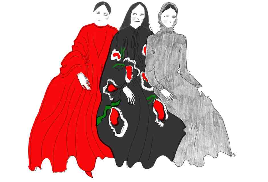 Bozzetti di Giulia Piersanti per "Suspiria"