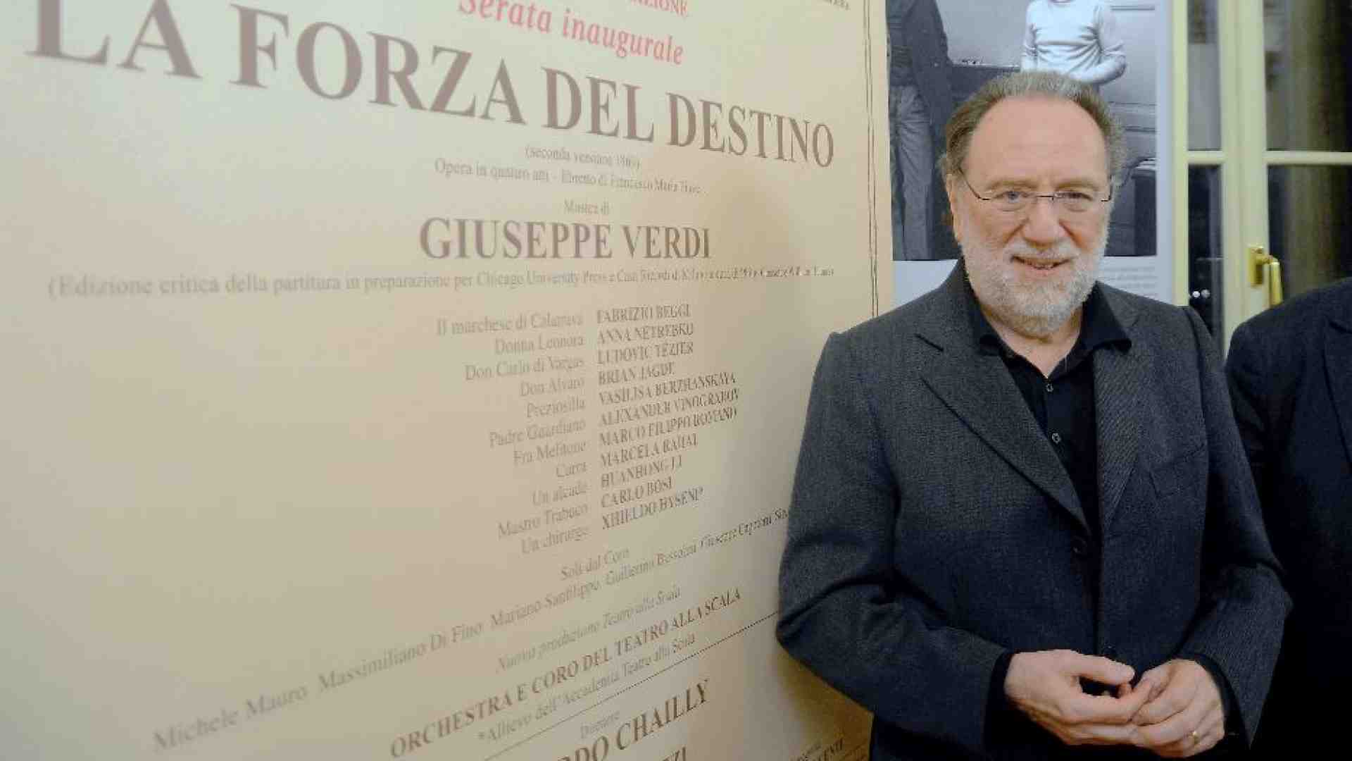 Immagine di Chailly: «Il grido di pace di Verdi sempre nostro contemporaneo»
