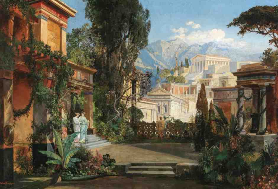 "Vista di una citt&agrave; antica", Atelier Burghart (Wikipedia)<br />