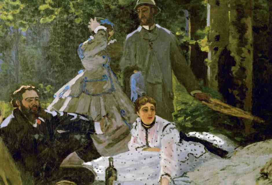 Monet, "La colazione sull'erba" (Wikipedia)