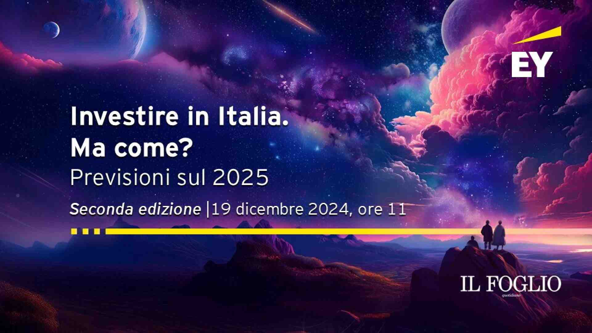 Immagine di Investire in Italia. Ma come? Previsioni sul 2025