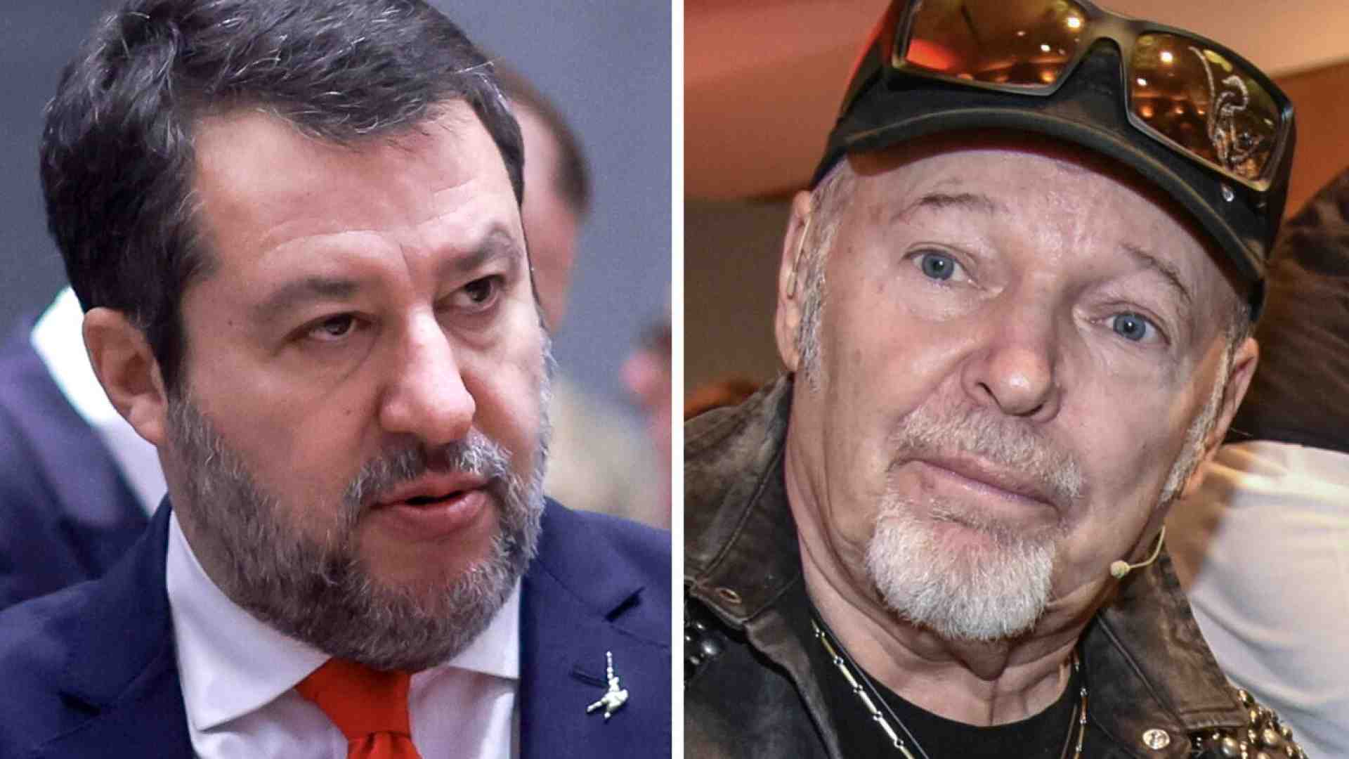 Immagine di Salvini stretto tra la lite con Vasco Rossi e la vittoria di Romeo in Lombardia: "La Lega torni a parlare al nord"