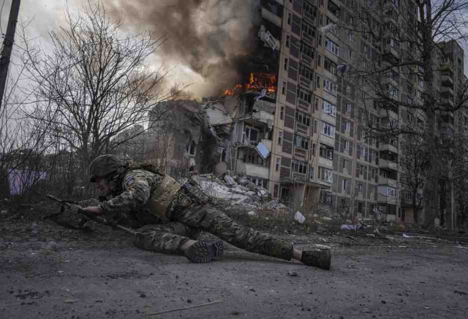 Avdiivka, Ucraina (foto Ap, via LaPresse)<br />
