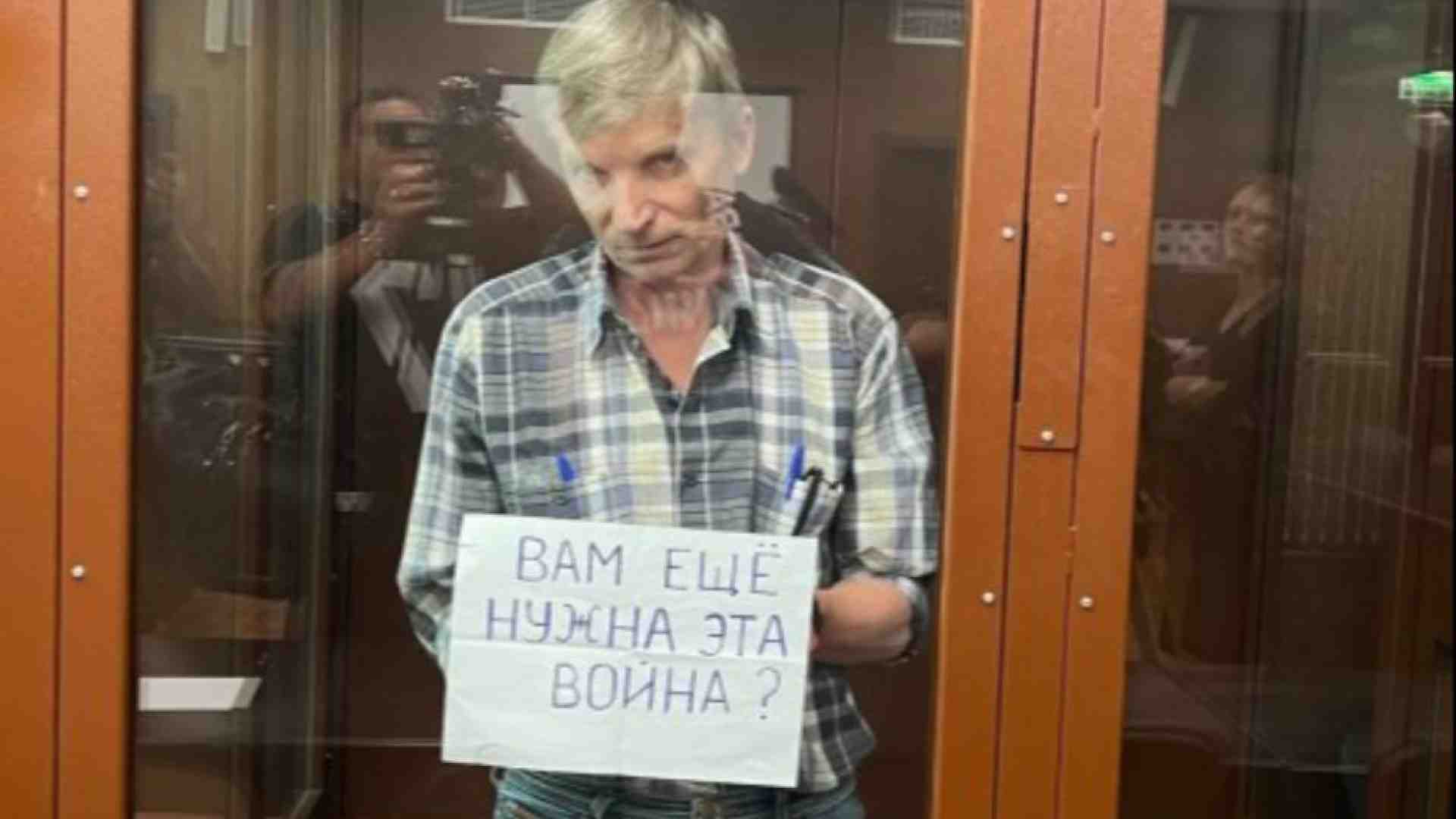 Immagine di «Stop alla guerra». Nuova condanna a Mosca per il consigliere Gorinov