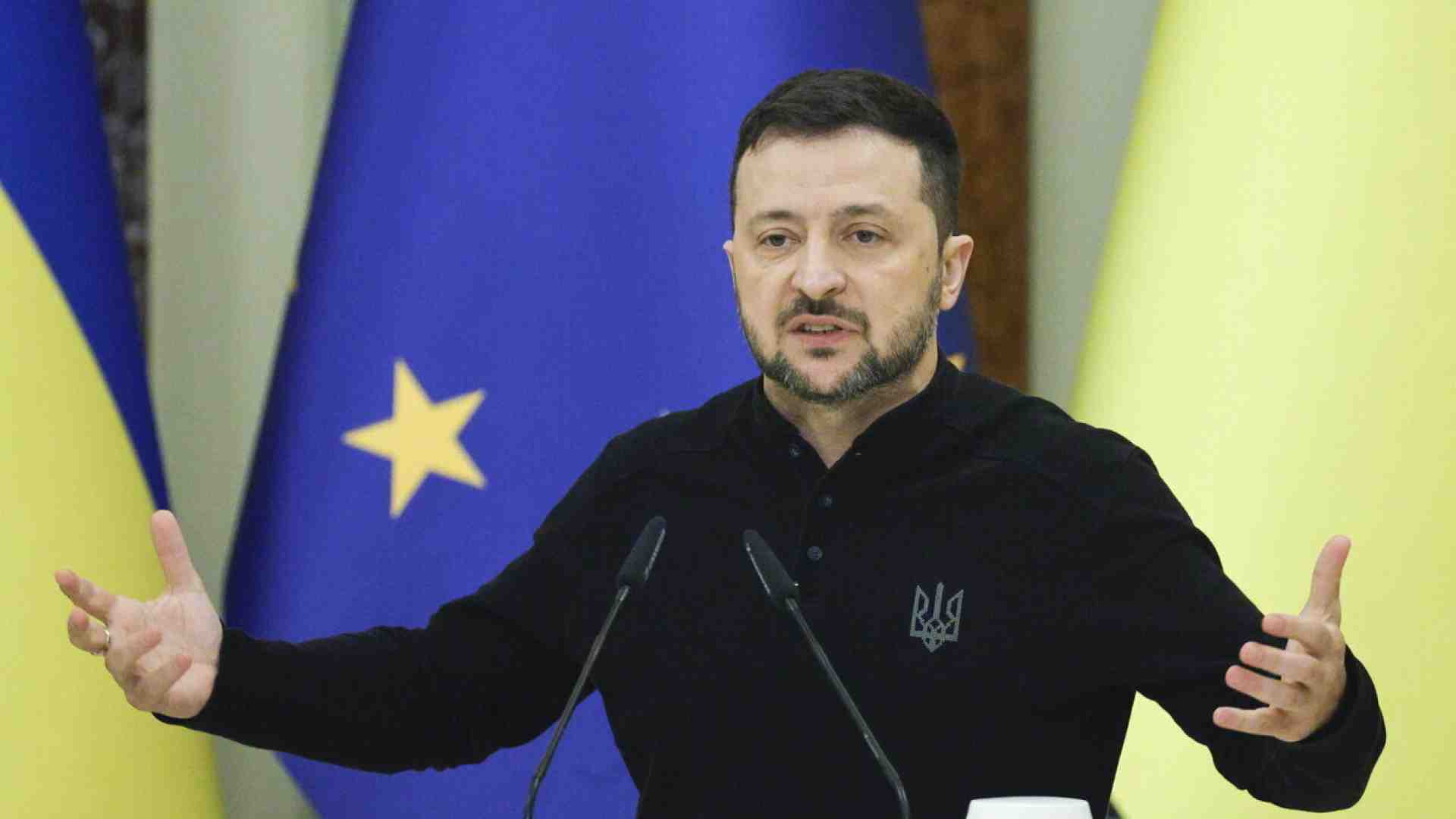 Immagine di Il presidente Zelensky non vuole rinunciare ai territori occupati: "Ora tocca all'Europa"