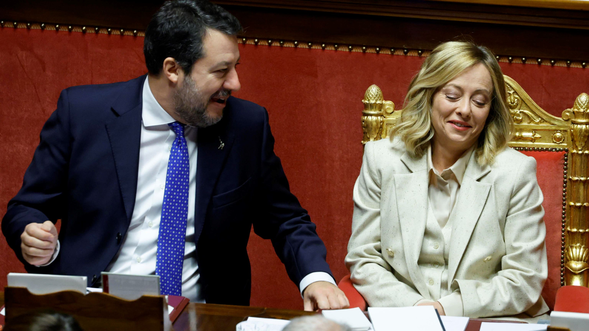 Immagine di Salvini assolto, Meloni esulta: «Accuse infondate, difendiamo sovranità»