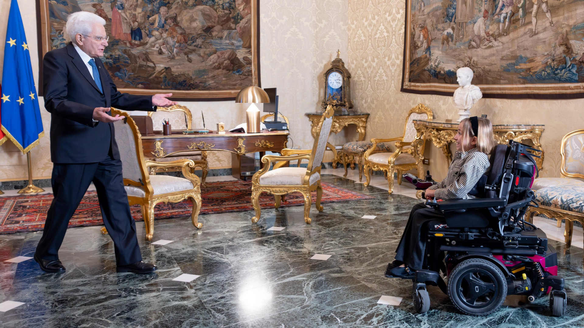 Immagine di Mattarella attore, interpreta sé stesso per Telethon
