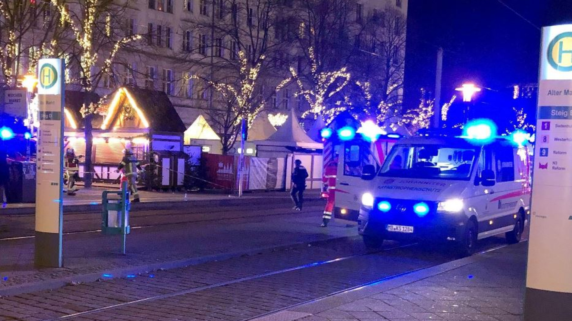 Immagine di Attentato in Germania, auto contro la folla al mercatino di Natale
