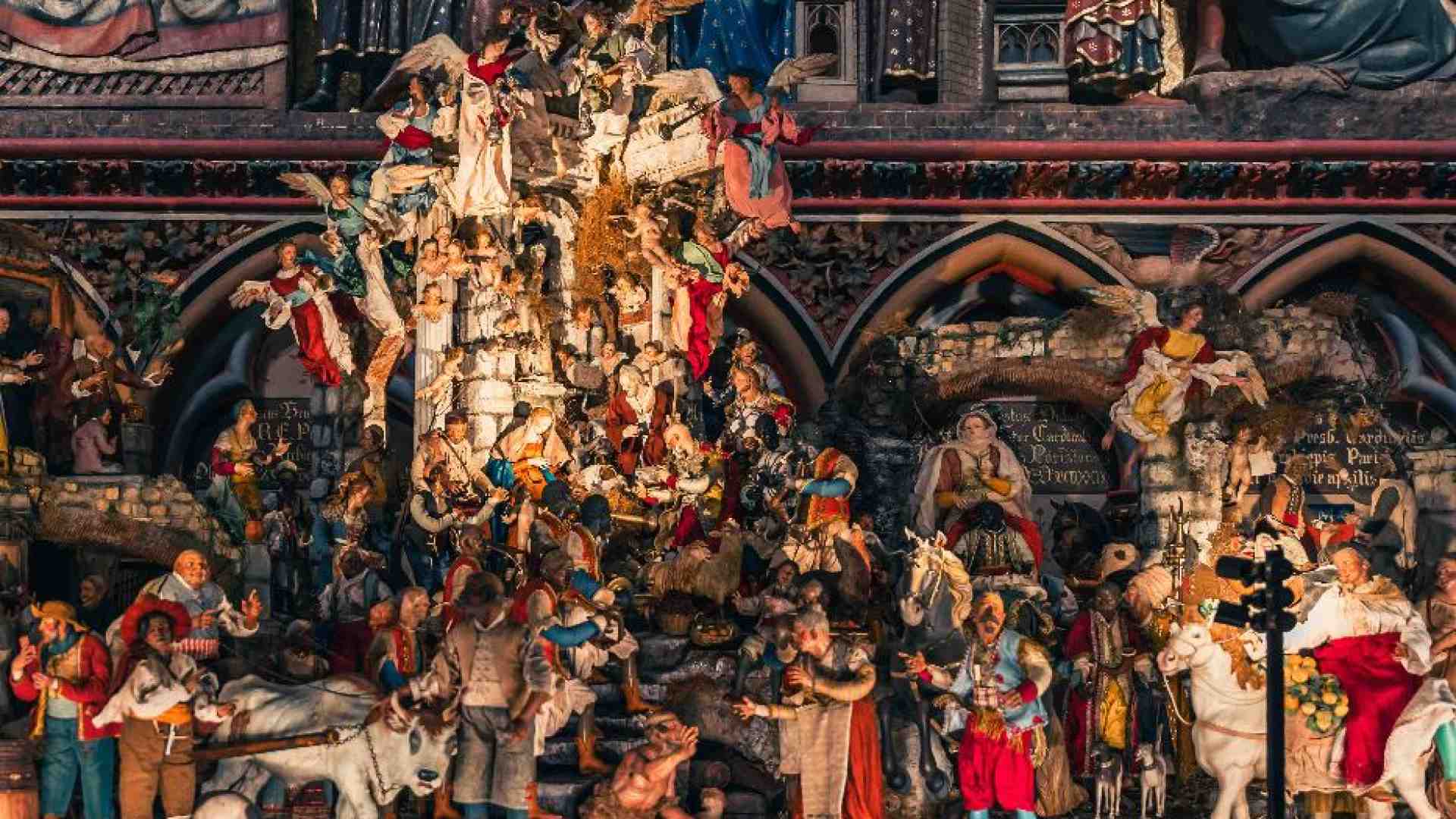 Immagine di C'è un presepe di Napoli nella cattedrale di Notre-Dame