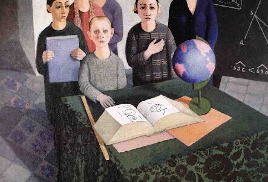 Felice Casorati, Gli scolari, 1927-1928 <br />
