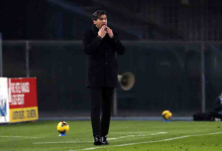 L'ex allenatore del Milan Paulo Fonseca (foto LaPresse)