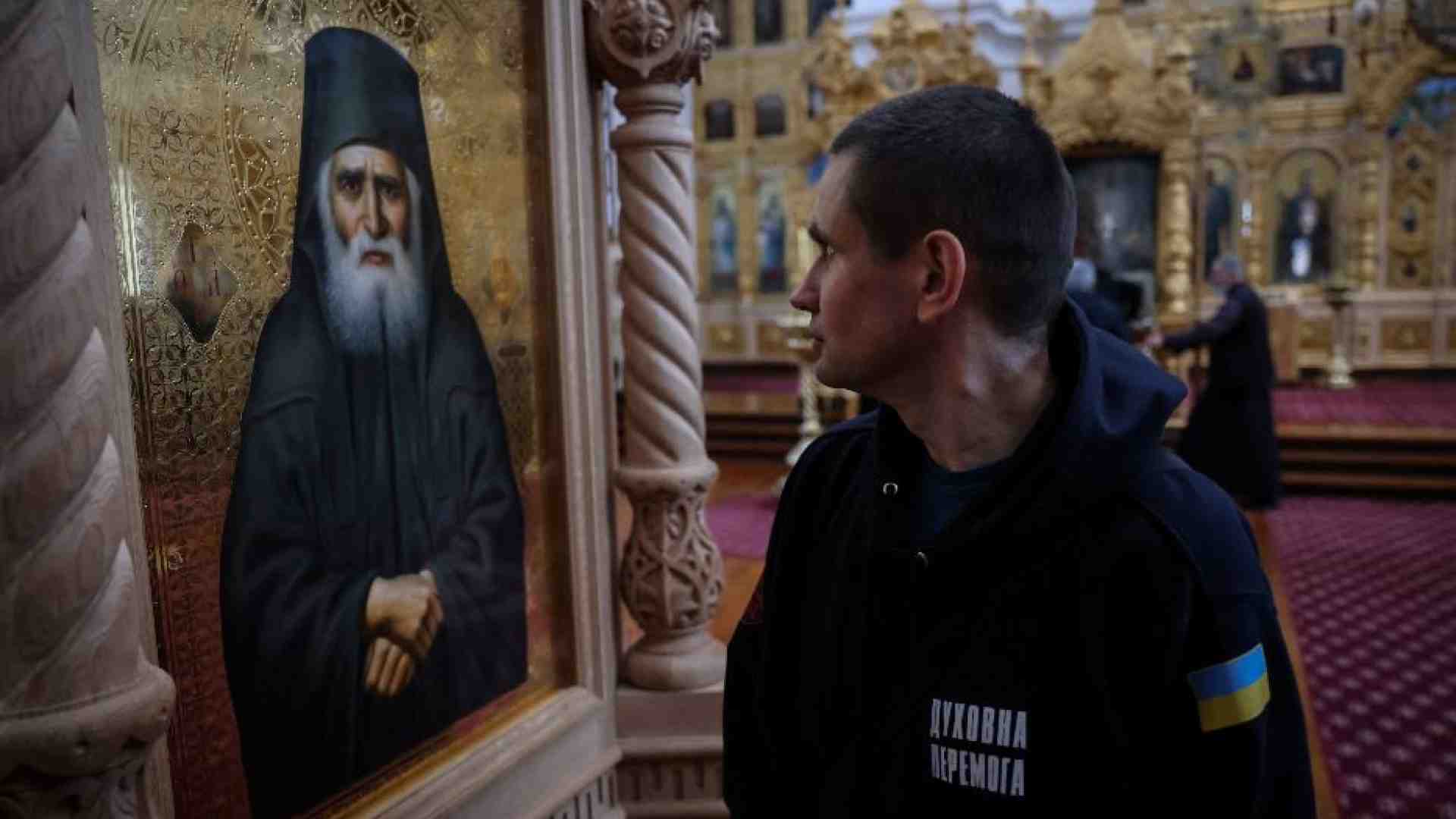 Immagine di I soldati ucraini sul monte Athos per guarire le ferite della guerra