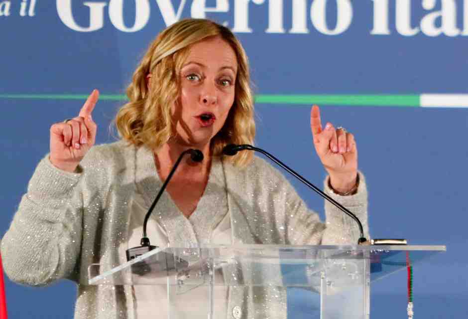 Giorgia Meloni (Ansa)