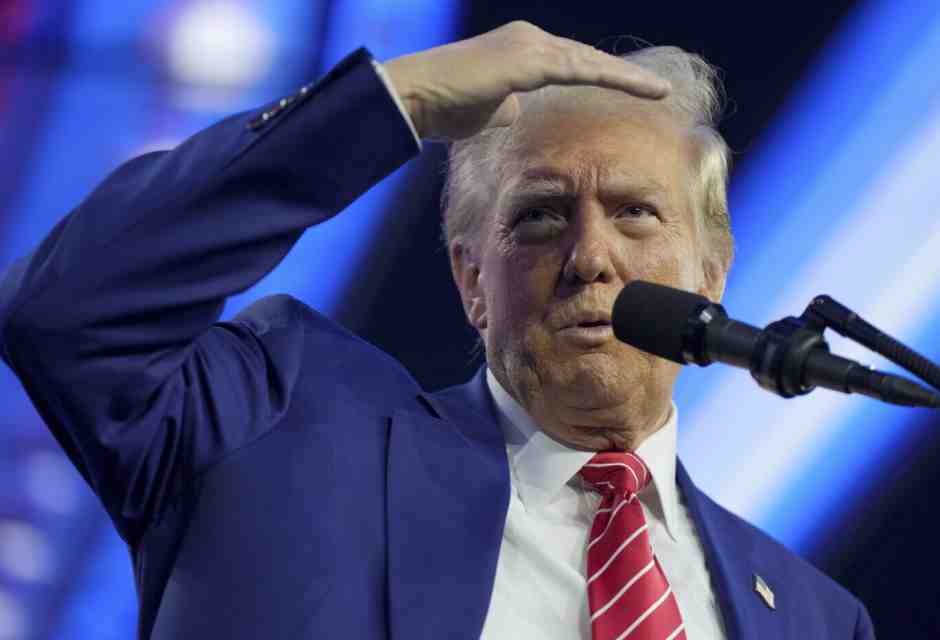 Donald Trump (foto Ap, via LaPresse)
