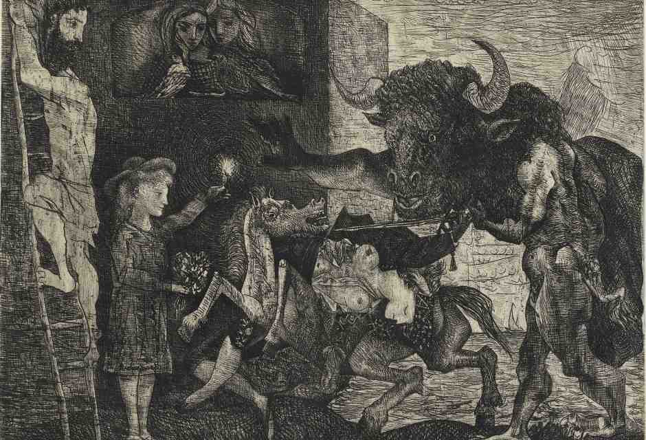 Minotauromachia di Pablo Picasso, 1935 (foto Getty)
