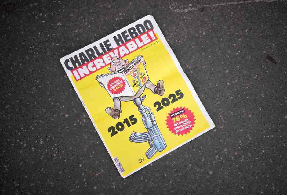 Edizione speciale del giornale Charlie Hebdo (gettyimages)