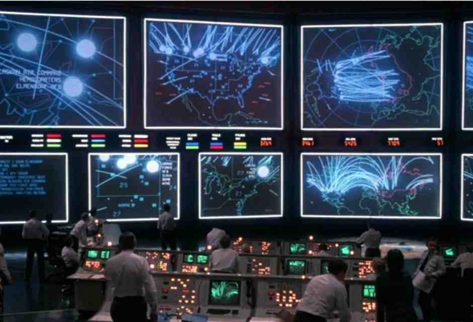 Una scena del film WarGames&nbsp;<span style="color: rgb(71, 71, 71); font-family: Arial, sans-serif; font-size: 14px;">del 1983 diretto da John Badham</span>