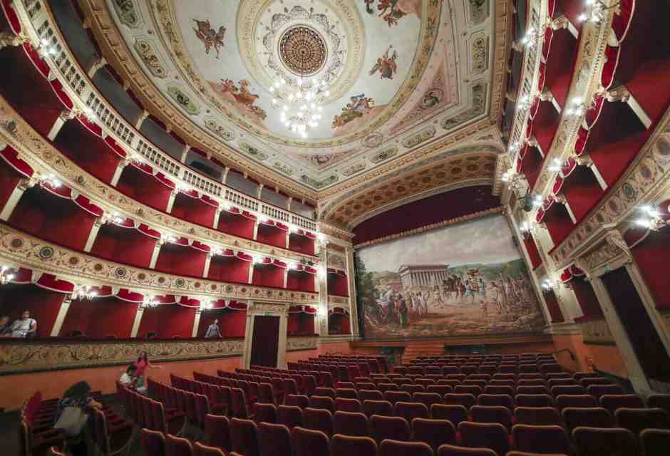 Il Teatro Pirandello ad Agrigento (Ansa)