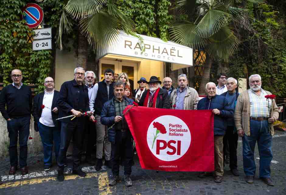 Bobo Craxi all'iniziativa per ricordare Bettino Craxi (Ansa)