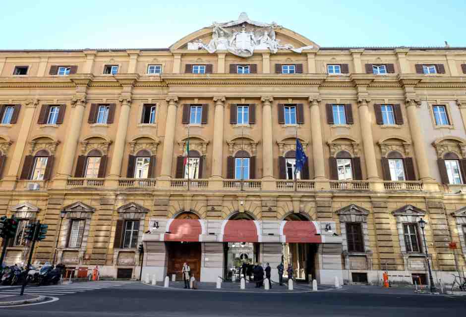 La sede del Mef in via XX settembre (foto d'archivio Ansa)