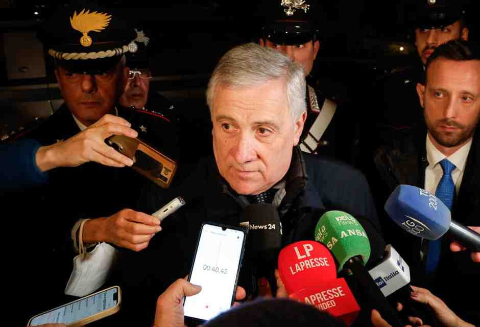 Antonio Tajani (Ansa)