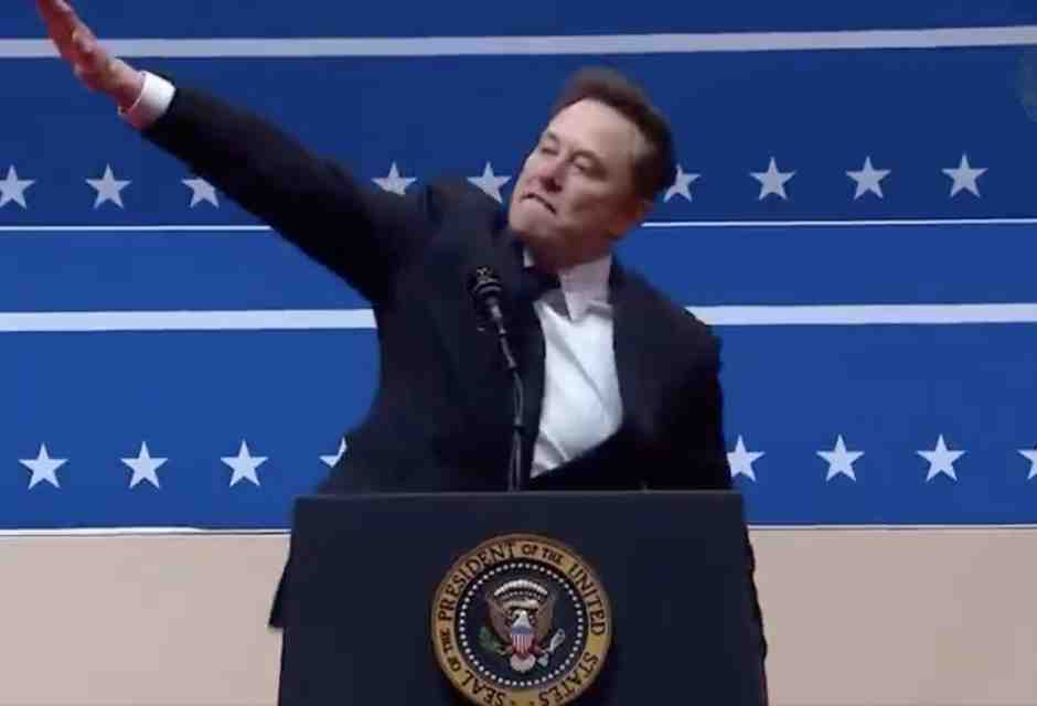Screenshot dal discorso di Elon Musk (@elonmusk)