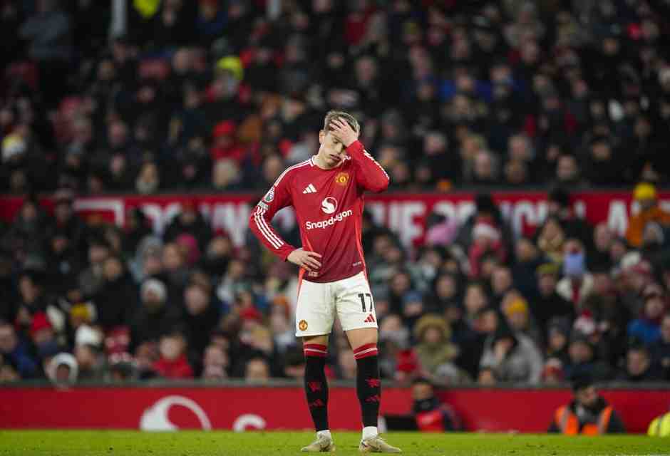 L'attaccante del Manchester United&nbsp;<span style="font-family: Arial, Verdana, sans-serif; font-size: 12px;">Alejandro Garnacho (foto Ap, via LaPresse)</span>