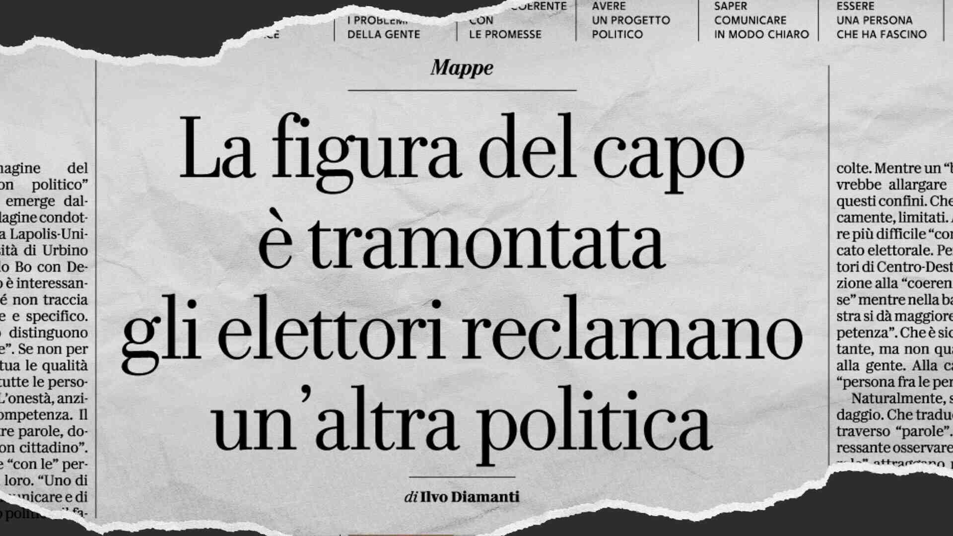 Immagine di Il buon politico non è quello dei titoli di Rep.