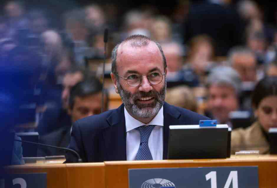 Il leader del Ppe, Manfred Weber (Ansa)