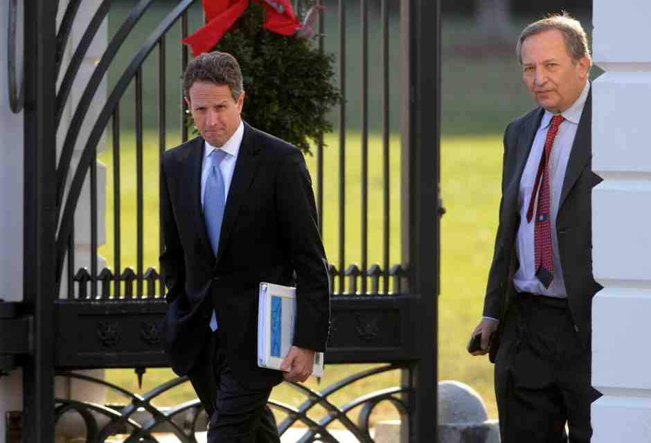 &nbsp;<span style="color: rgb(46, 45, 45); font-family: Arial, Helvetica, sans-serif;">Timothy Geithner e Larry Summers (Ansa)</span>