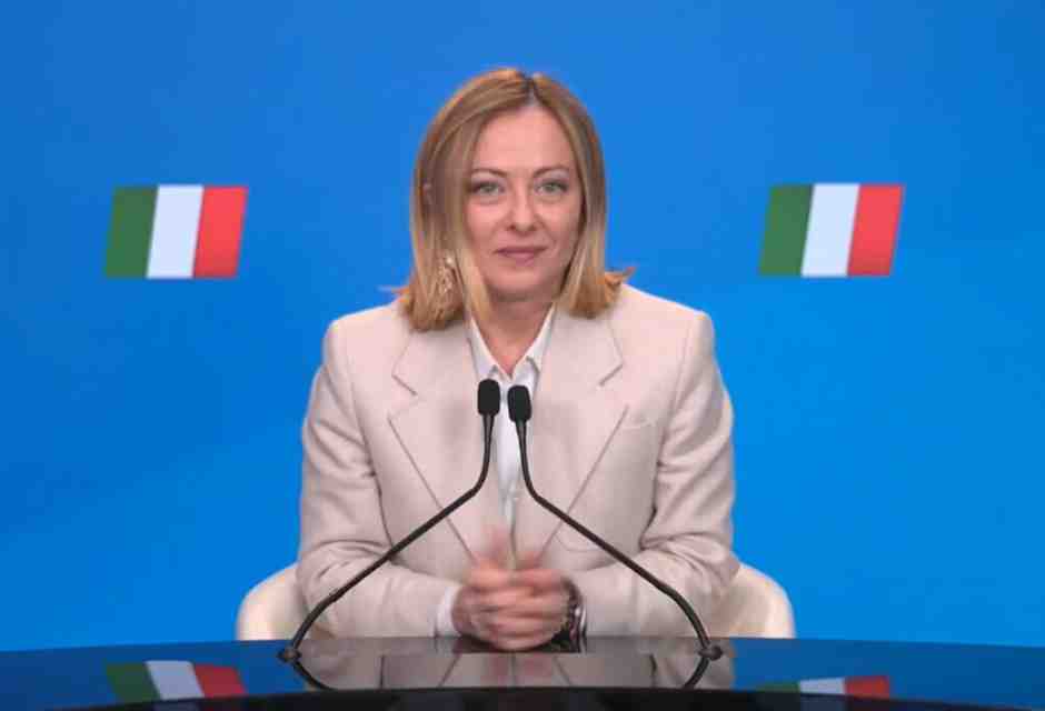 Giorgia Meloni (ansa)