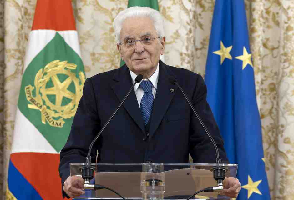 Sergio Mattarella (foto LaPresse)