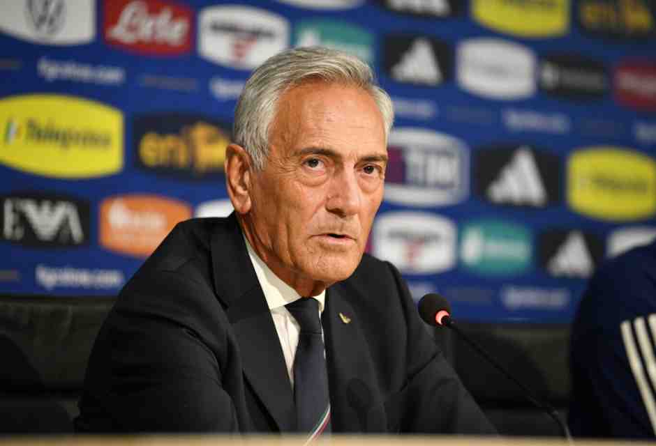 Il presidente Gabriele Gravina (foto LaPresse)