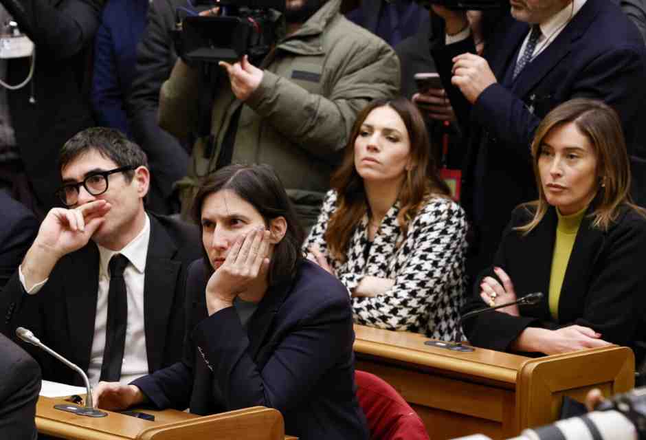 <span style="color: rgb(46, 45, 45); font-size: 12px;">Nicola Fratoianni, Elly Schlein, Vittoria Baldino, Maria Elena Boschi (Ansa)</span>