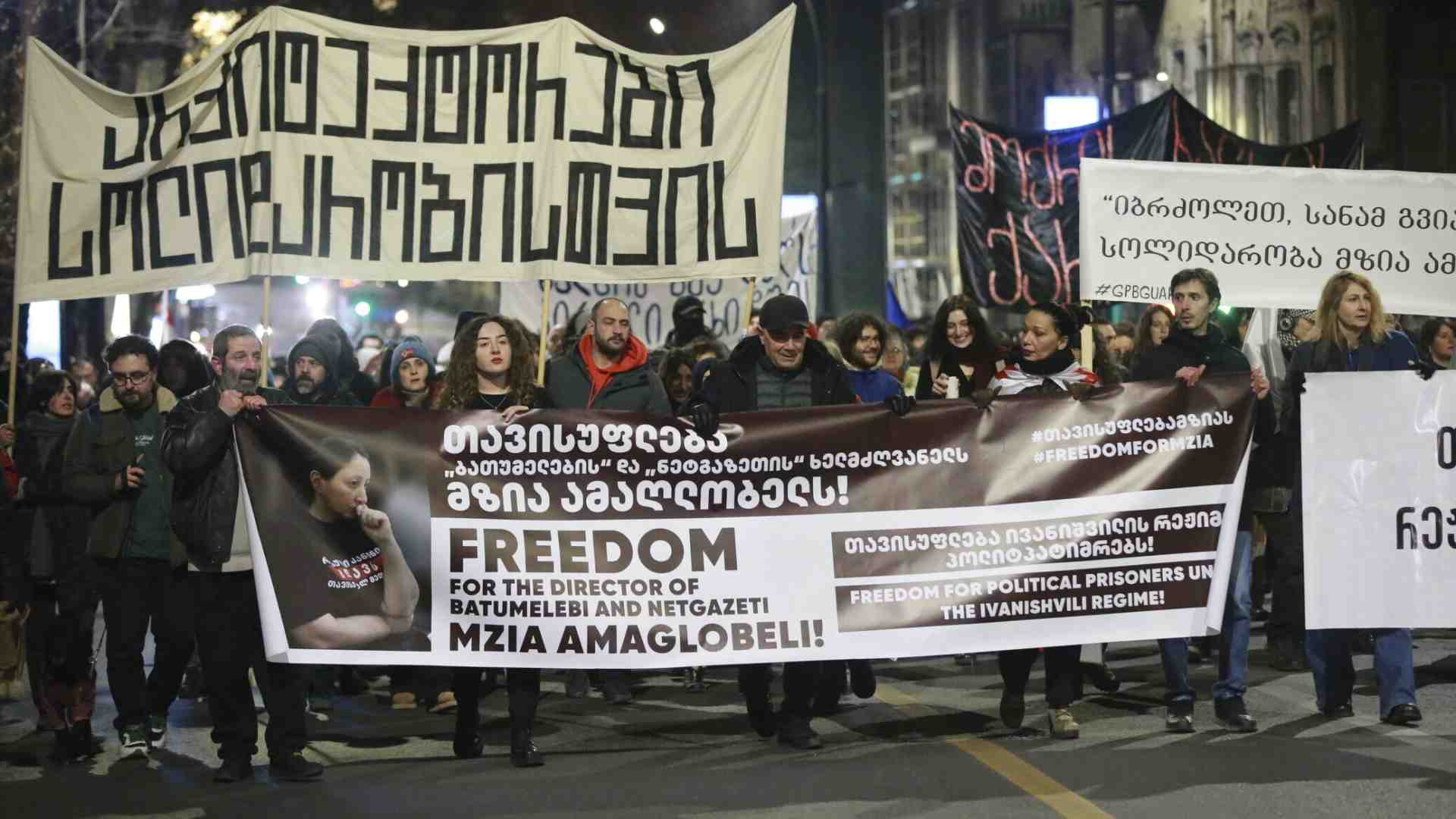 Immagine di Liberare Mzia Amaghlobeli e la Georgia