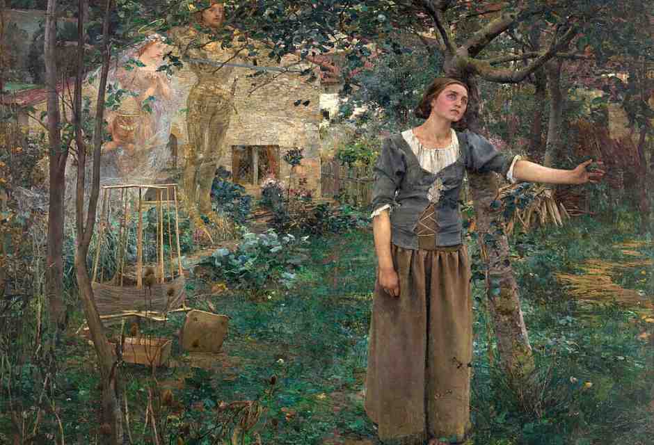 Jeanne d'Arc, olio su tela di Jules Bastien-Lepage (1879; New York, Metropolitan Museum of Art).&nbsp;<br />