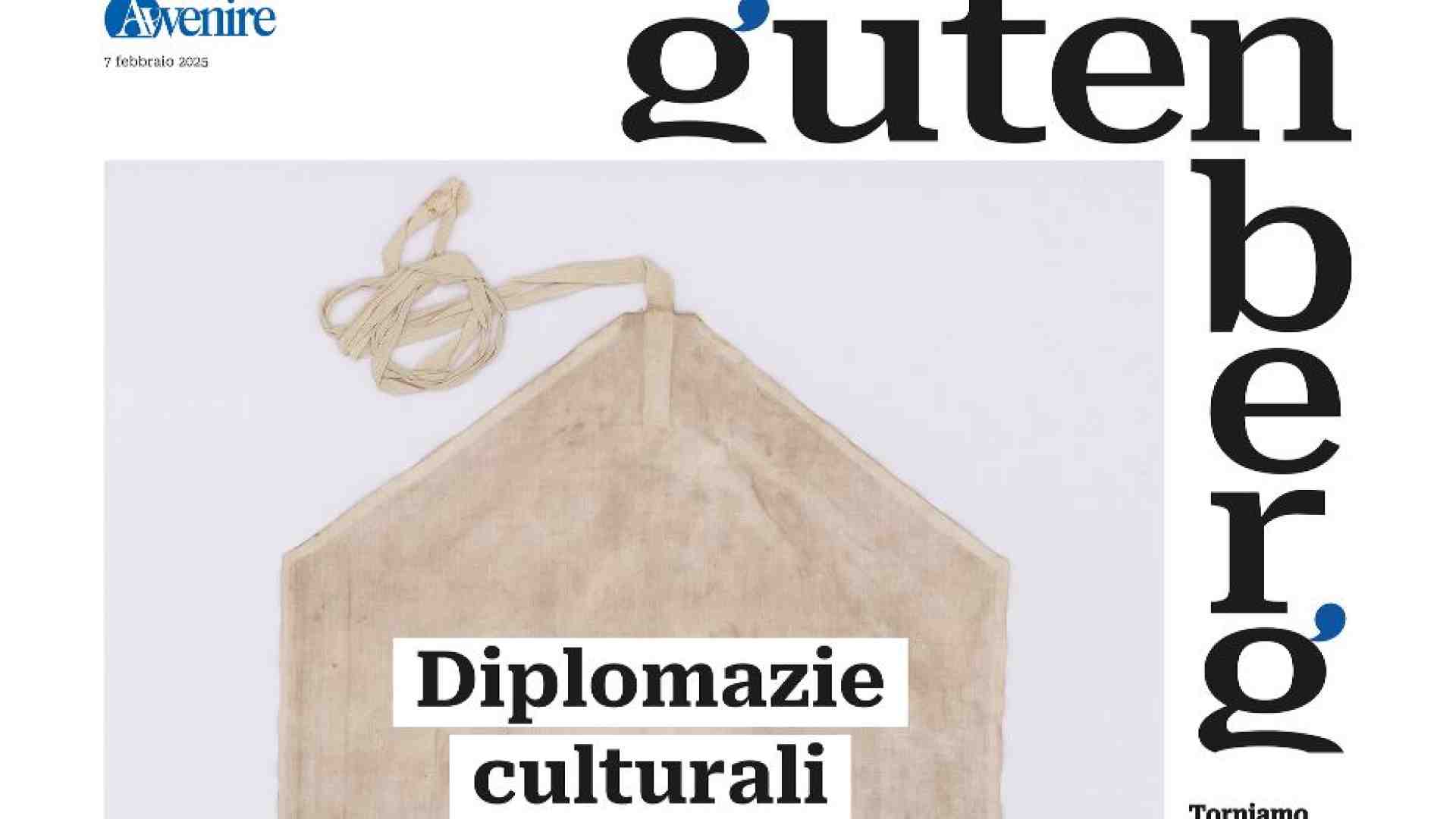 Immagine di Quando la cultura diventa diplomazia di pace: "Gutenberg" del 7 febbraio