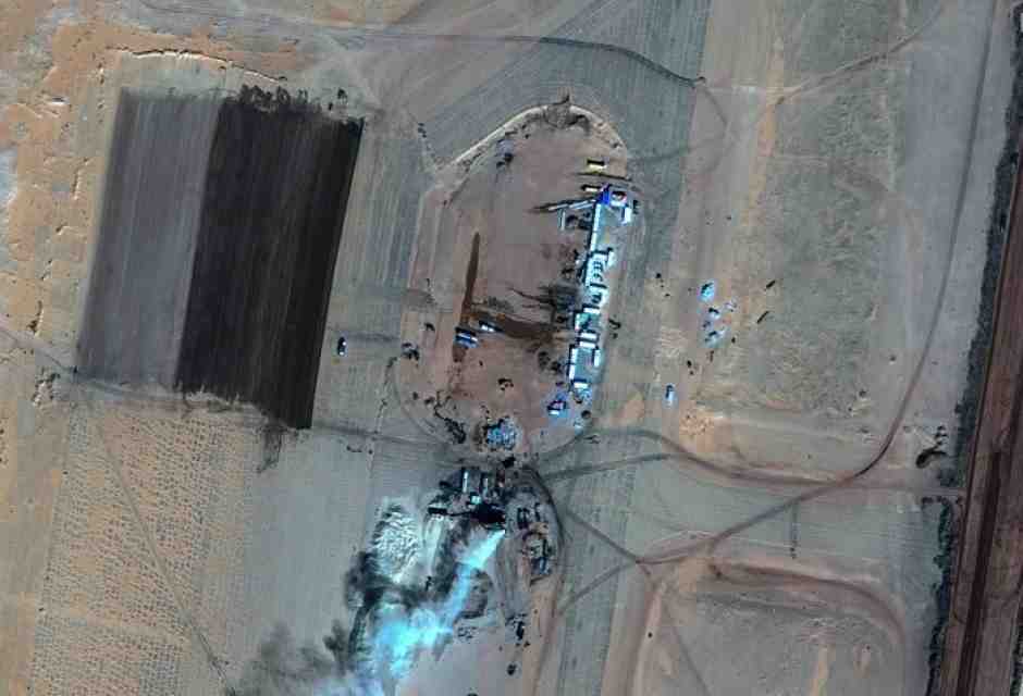 I lavori presso la base russa di Maatan as Sarra in Libia ripresi da Maxar Technologies