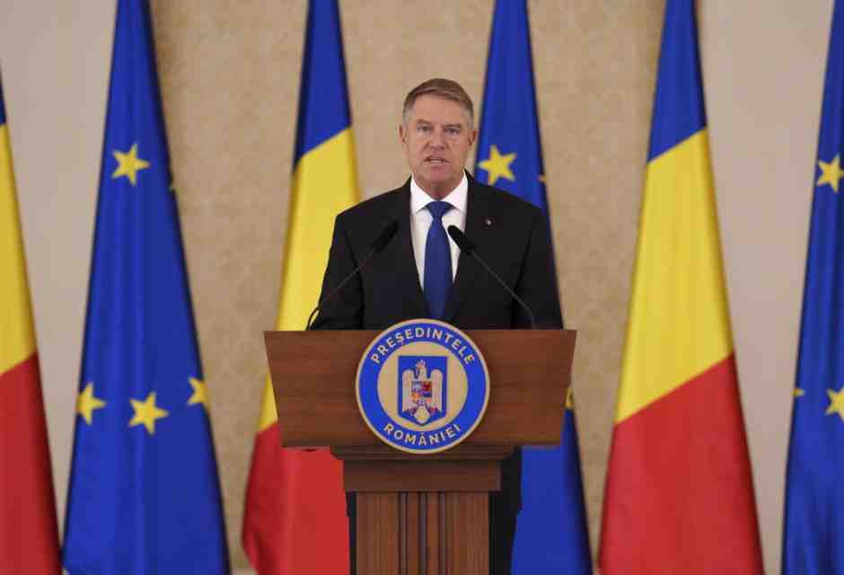 Klaus Iohannis (foto Ap, via LaPresse)