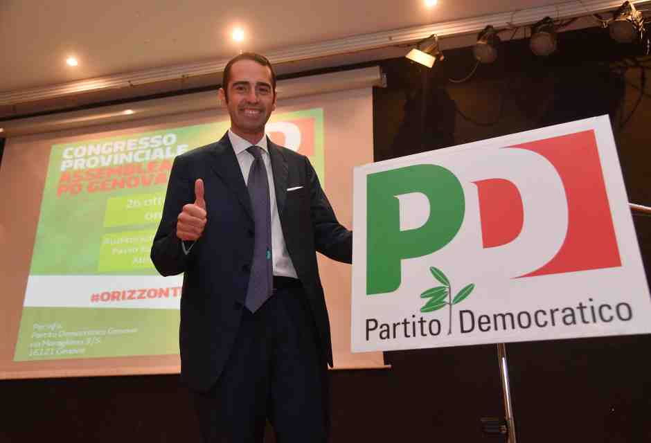 Alberto Pandolfo nel 2017 a Genova (Ansa/Luca Zennaro) <br />