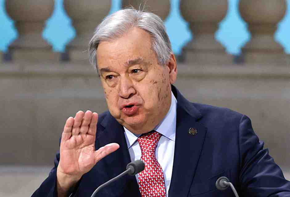 Antonio Guterres (Ansa)&nbsp;