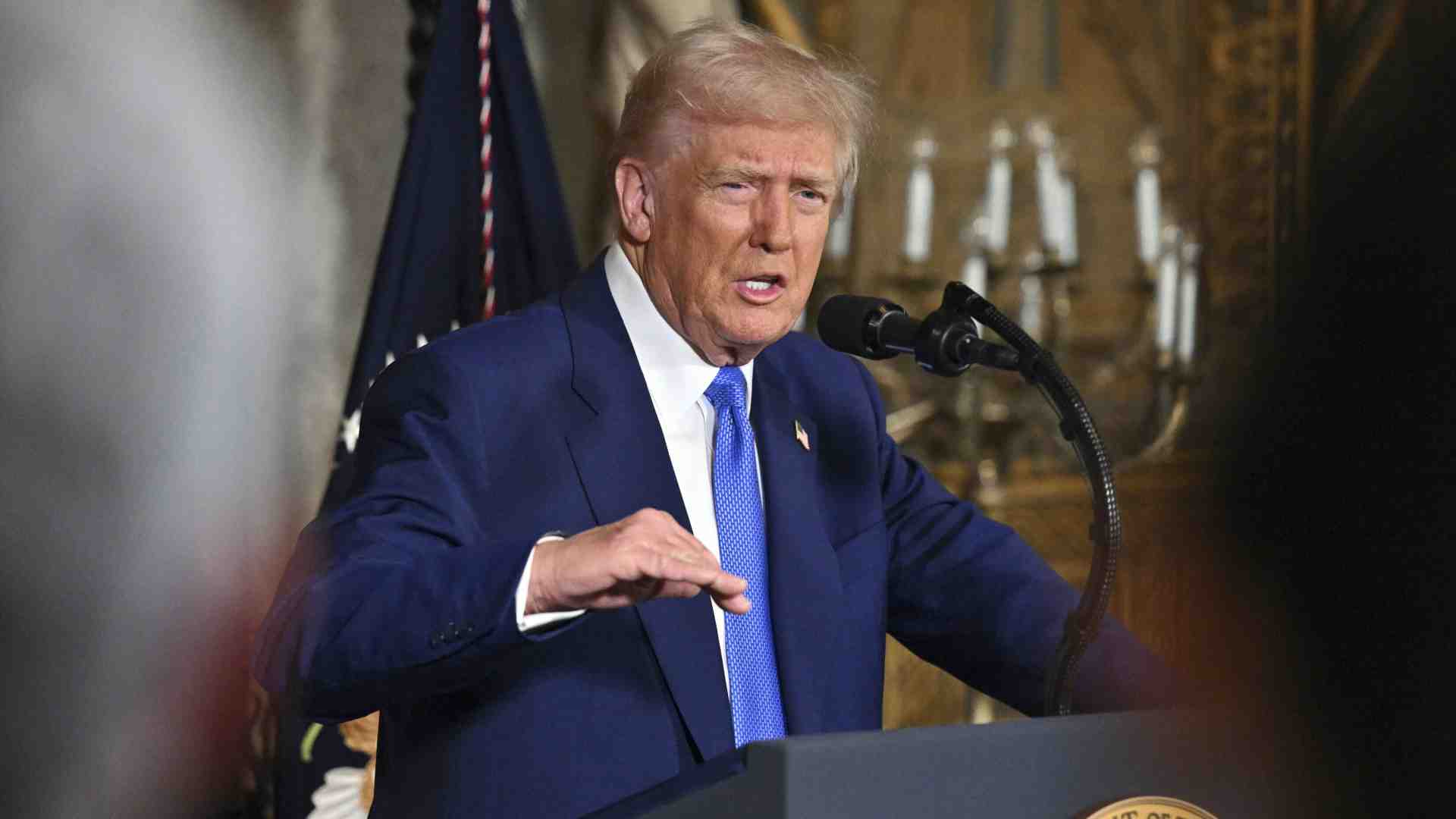 Immagine di Donald Trump contro l'Ucraina