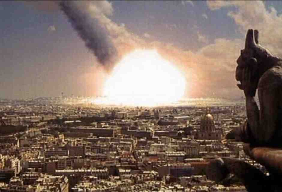 Armageddon (1998), la scena dell'impatto dell'asteroide su Parigi<br />&nbsp;<br />