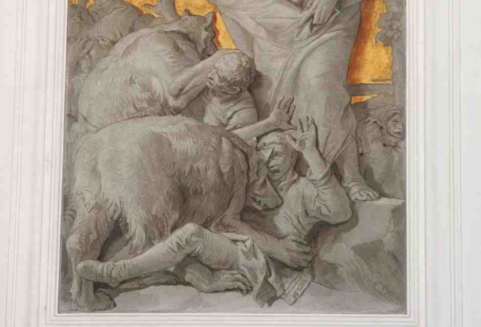 G. Tiepolo, <em>Eliseo e i fanciulli aggrediti dagli orsi</em>, 210.0x115.0, Oratorio Purit&agrave; Udine (Wikipedia Commons)