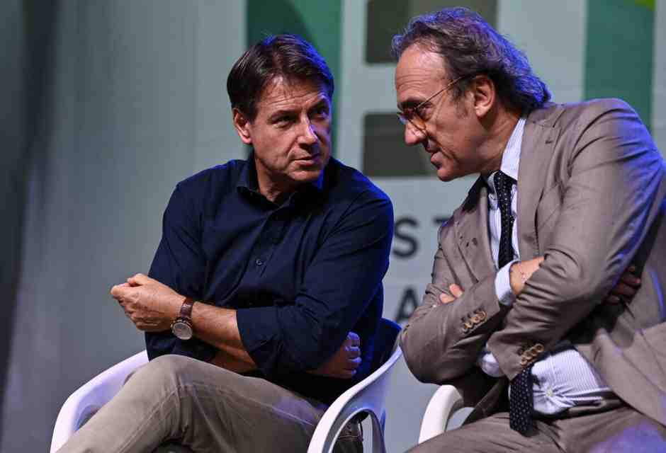 Giuseppe Conte e Angelo Bonelli (Ansa)